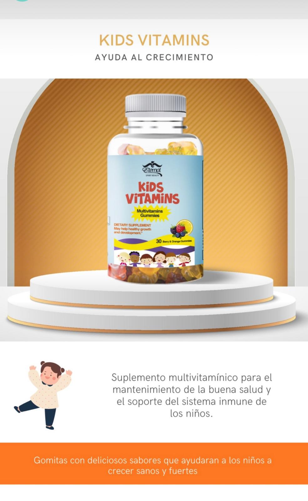 kids vatamins 30 & Orange Gummies